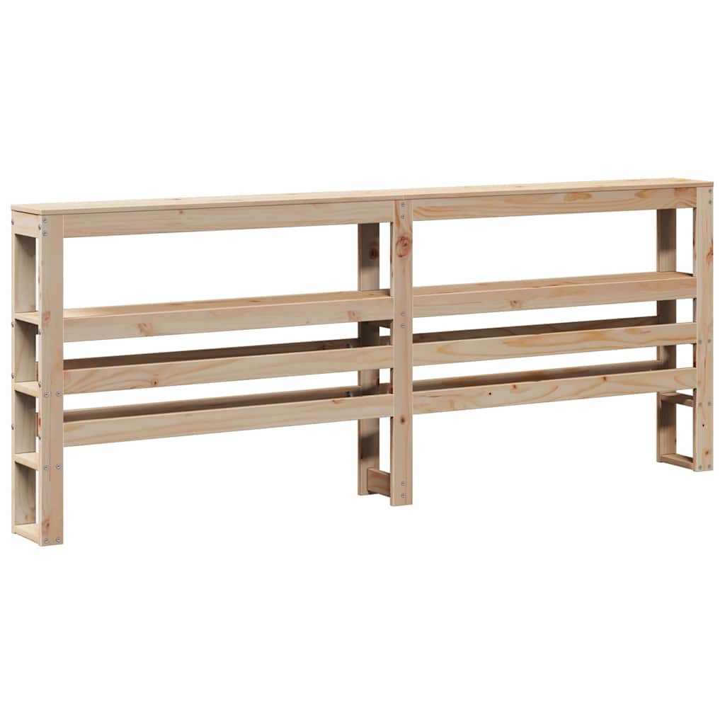 Cadre de lit avec tête de lit 180x200 cm bois de pin massif - XIOS