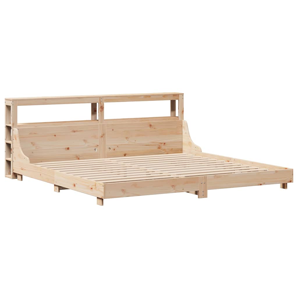 Cadre de lit sans matelas 180x200 cm bois massif de pin - XIOS