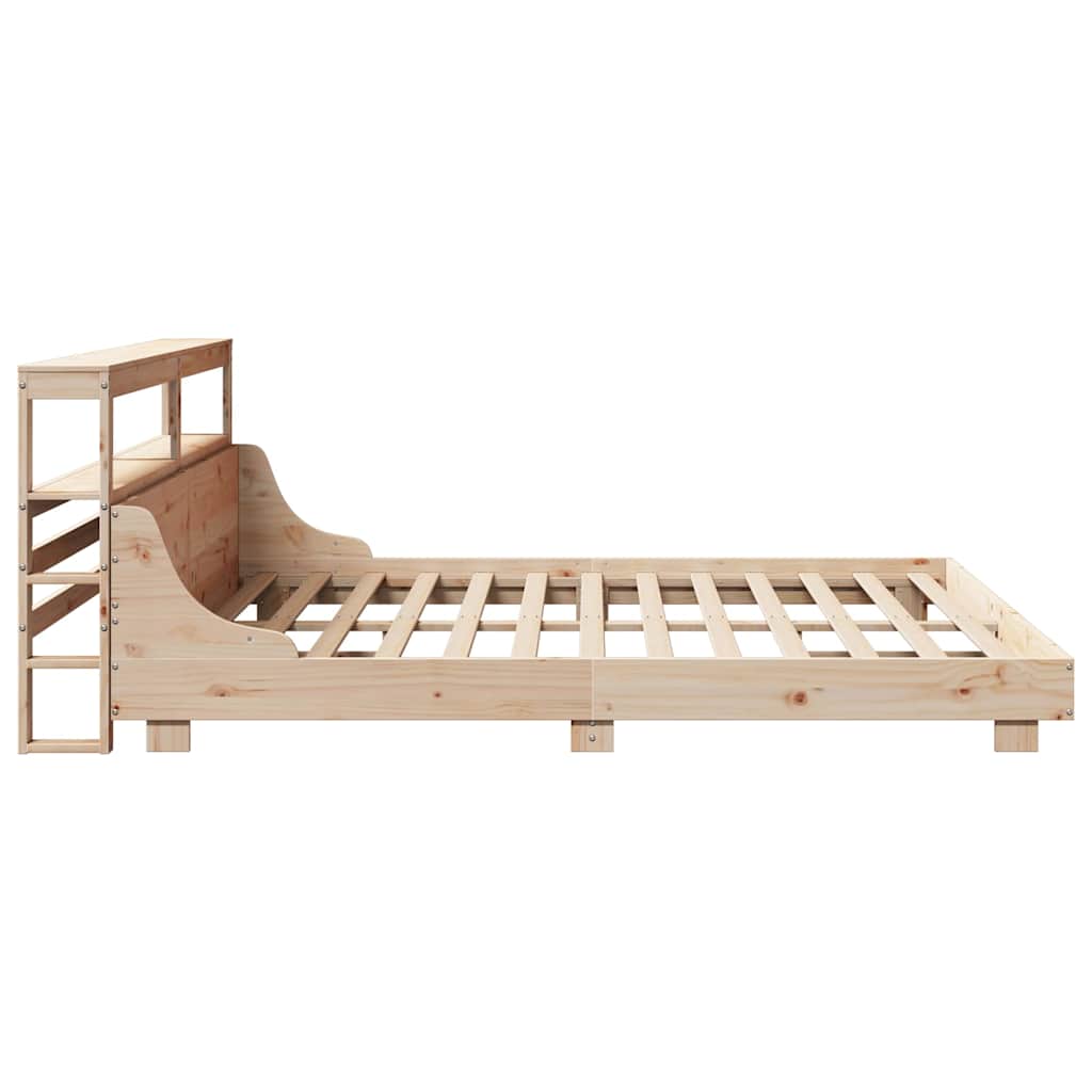 Cadre de lit sans matelas 180x200 cm bois massif de pin - XIOS