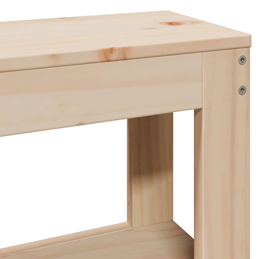 Cadre de lit sans matelas 120x200 cm bois de pin massif - XIOS