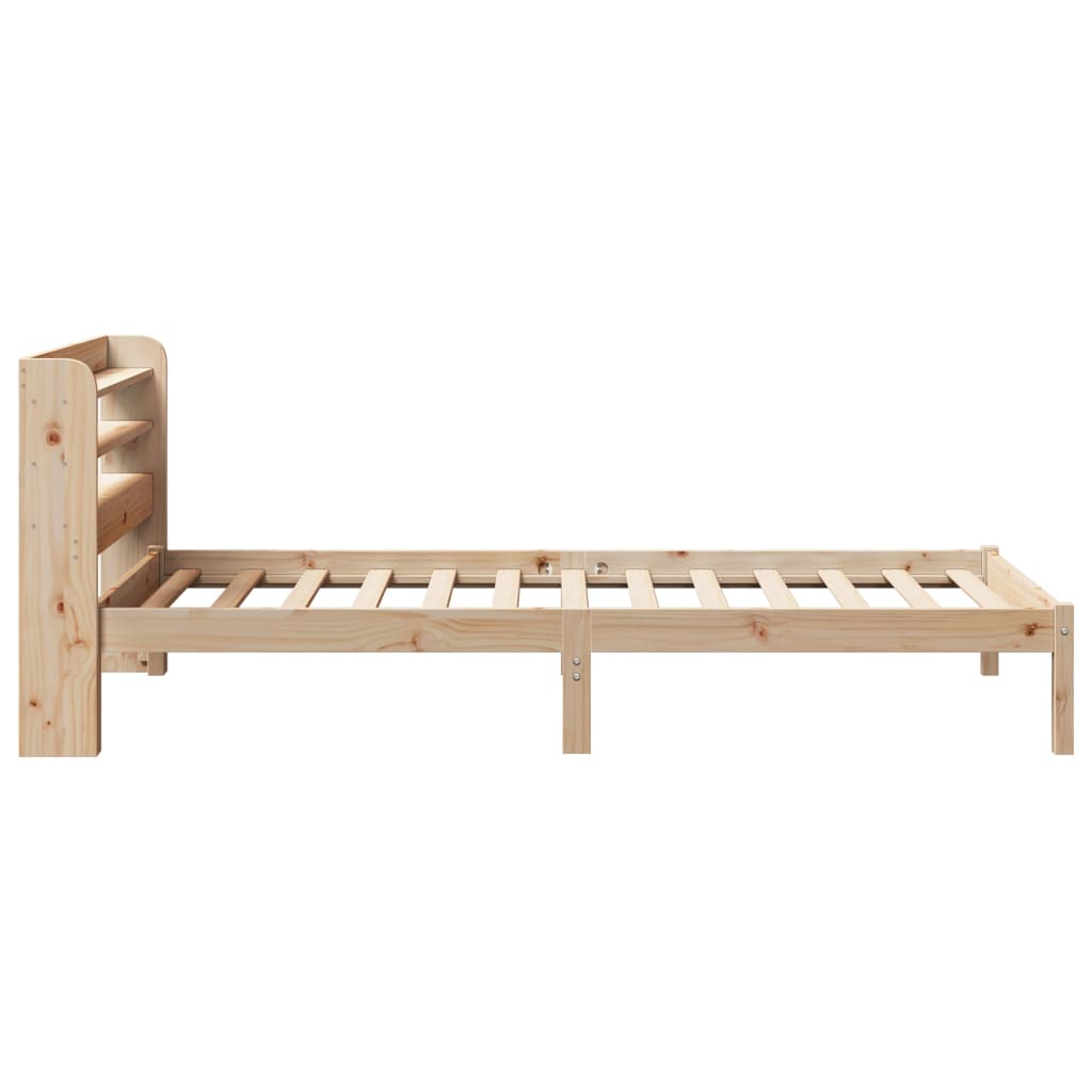 Cadre de lit sans matelas 90x190 cm bois de pin massif - XIOS