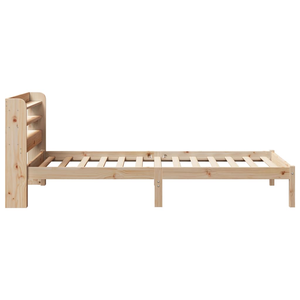 Cadre de lit sans matelas 90x200 cm bois de pin massif - XIOS