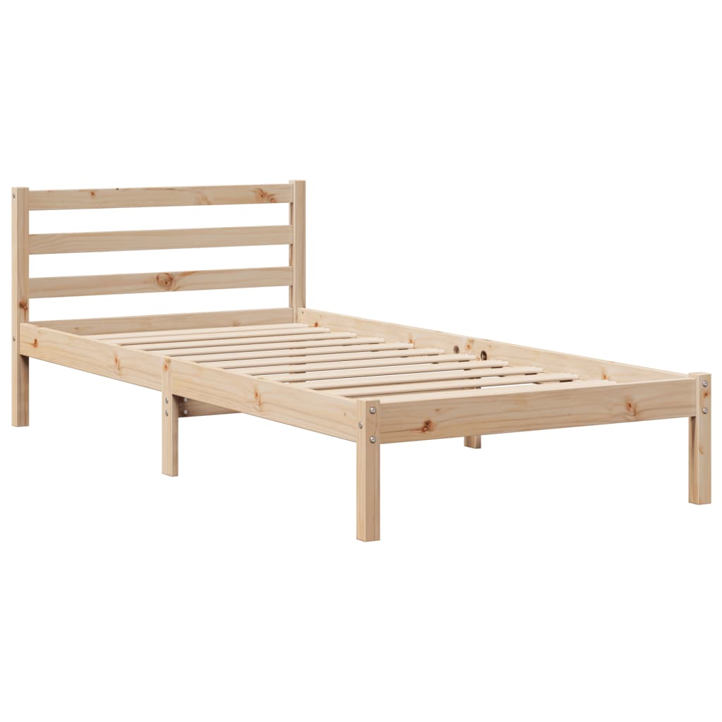 Cadre de lit avec tête de lit sans matelas 90x190 cm - XIOS
