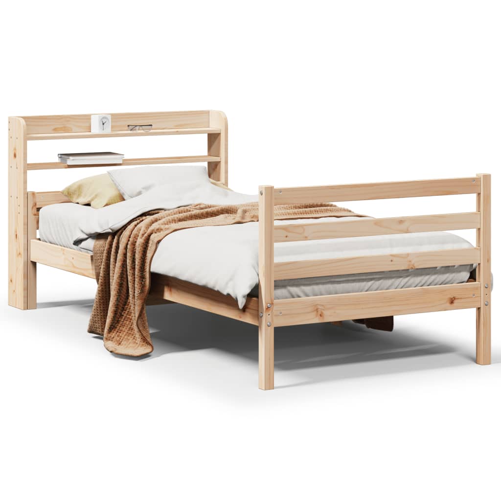 Cadre de lit avec tête de lit sans matelas 100x200 cm - XIOS