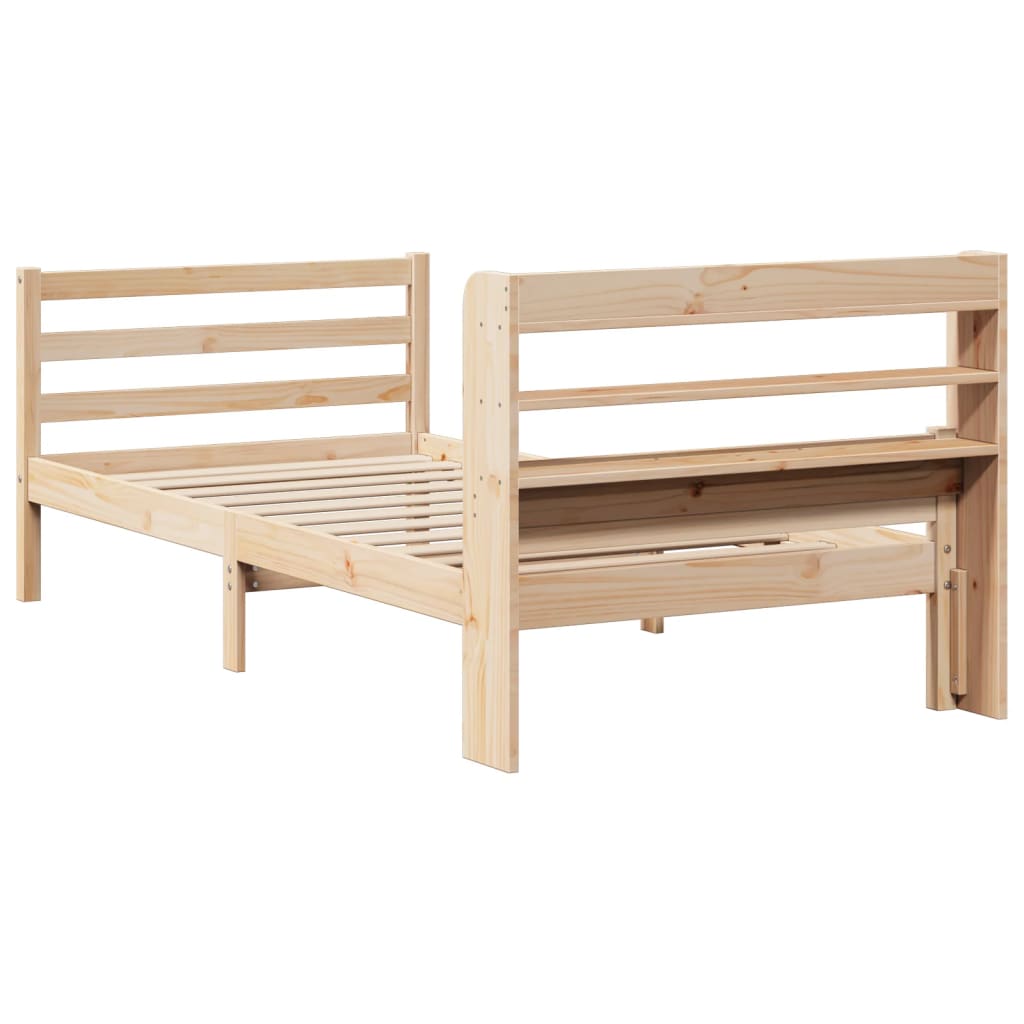 Cadre de lit avec tête de lit sans matelas 100x200 cm - XIOS