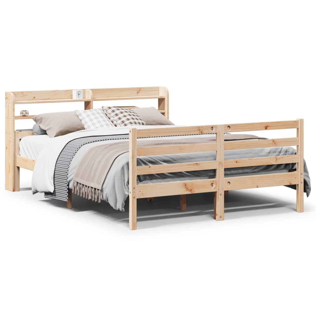 Cadre de lit avec tête de lit sans matelas 150x200 cm - XIOS