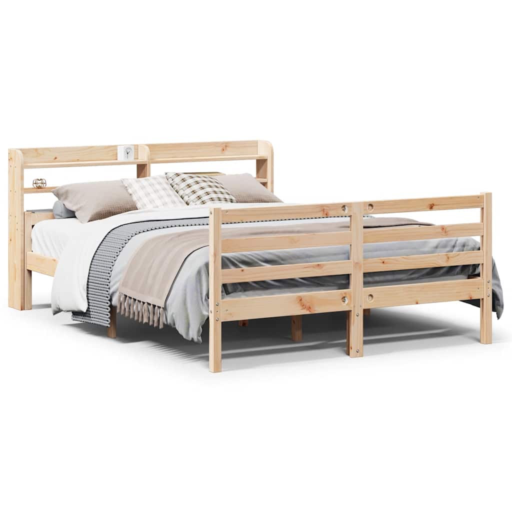 Cadre de lit avec tête de lit sans matelas 160x200 cm - XIOS