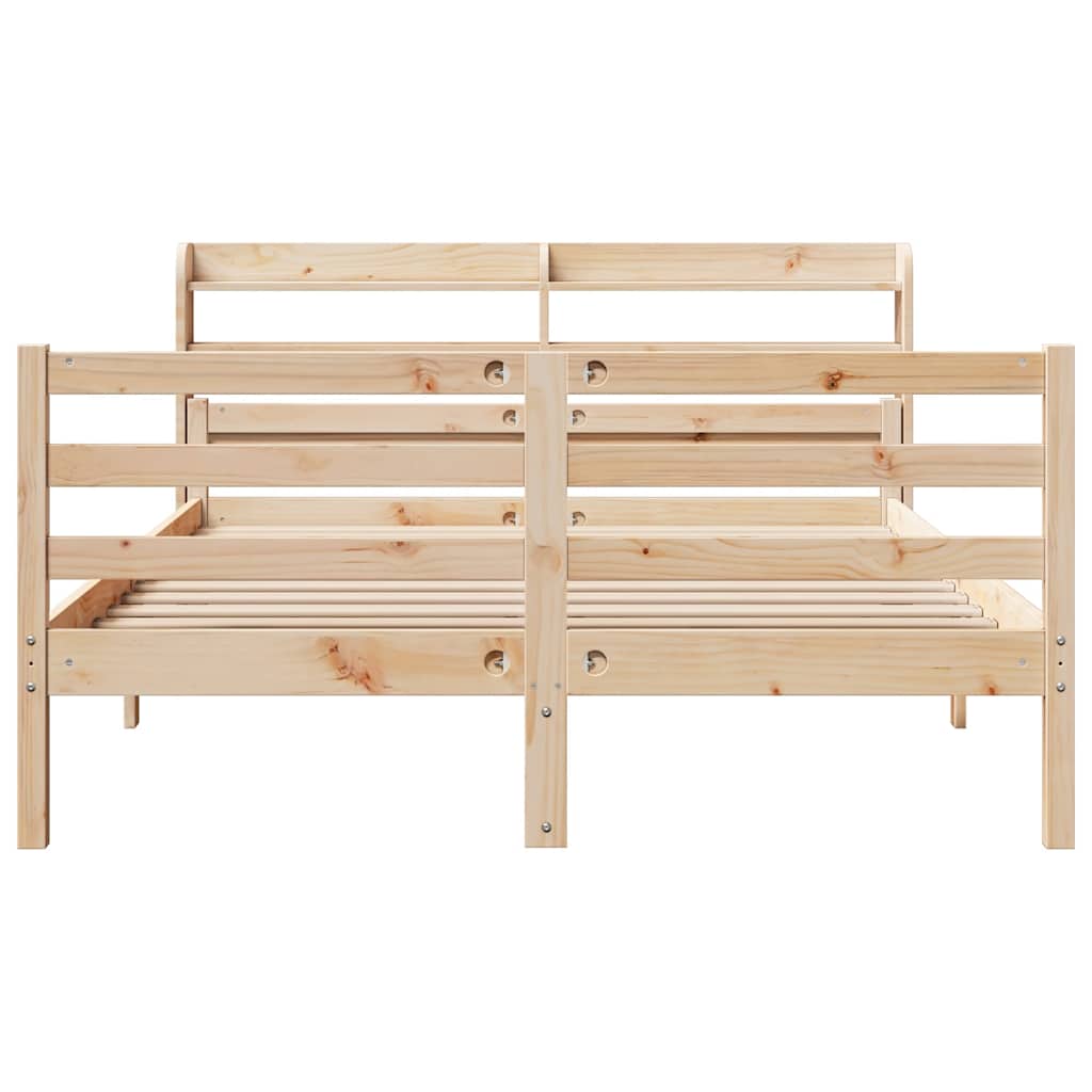 Cadre de lit avec tête de lit sans matelas 160x200 cm - XIOS