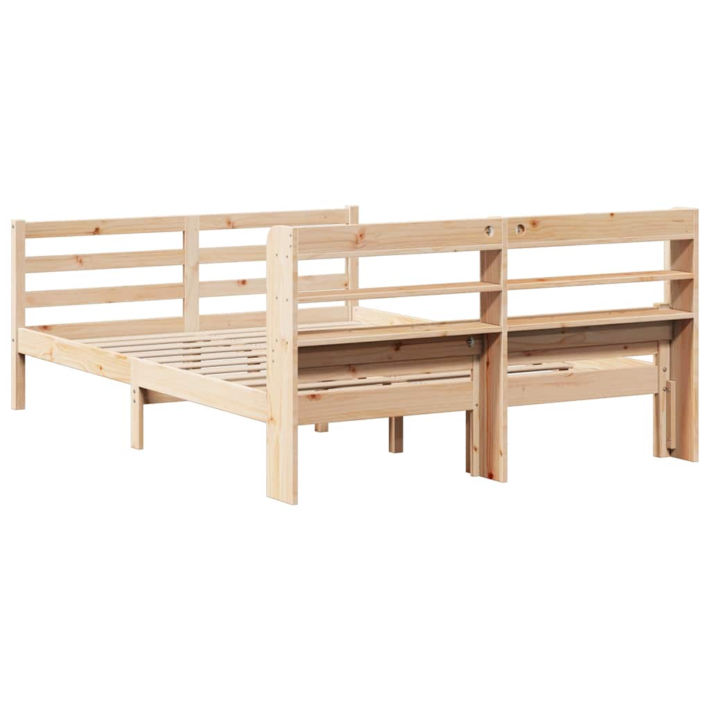 Cadre de lit avec tête de lit sans matelas 160x200 cm - XIOS
