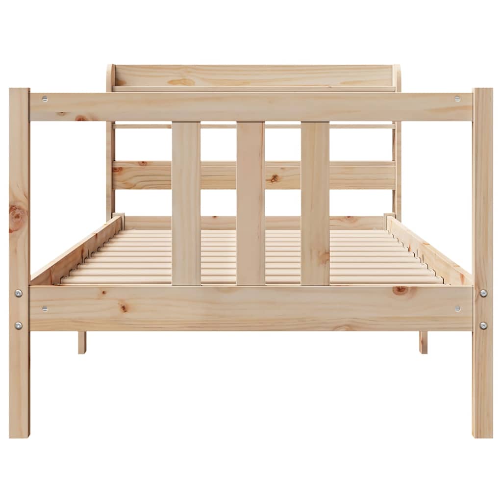 Cadre de lit avec tête de lit sans matelas 90x190 cm - XIOS