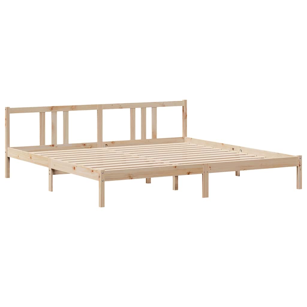 Cadre de lit avec tête de lit sans matelas 200x200 cm - XIOS