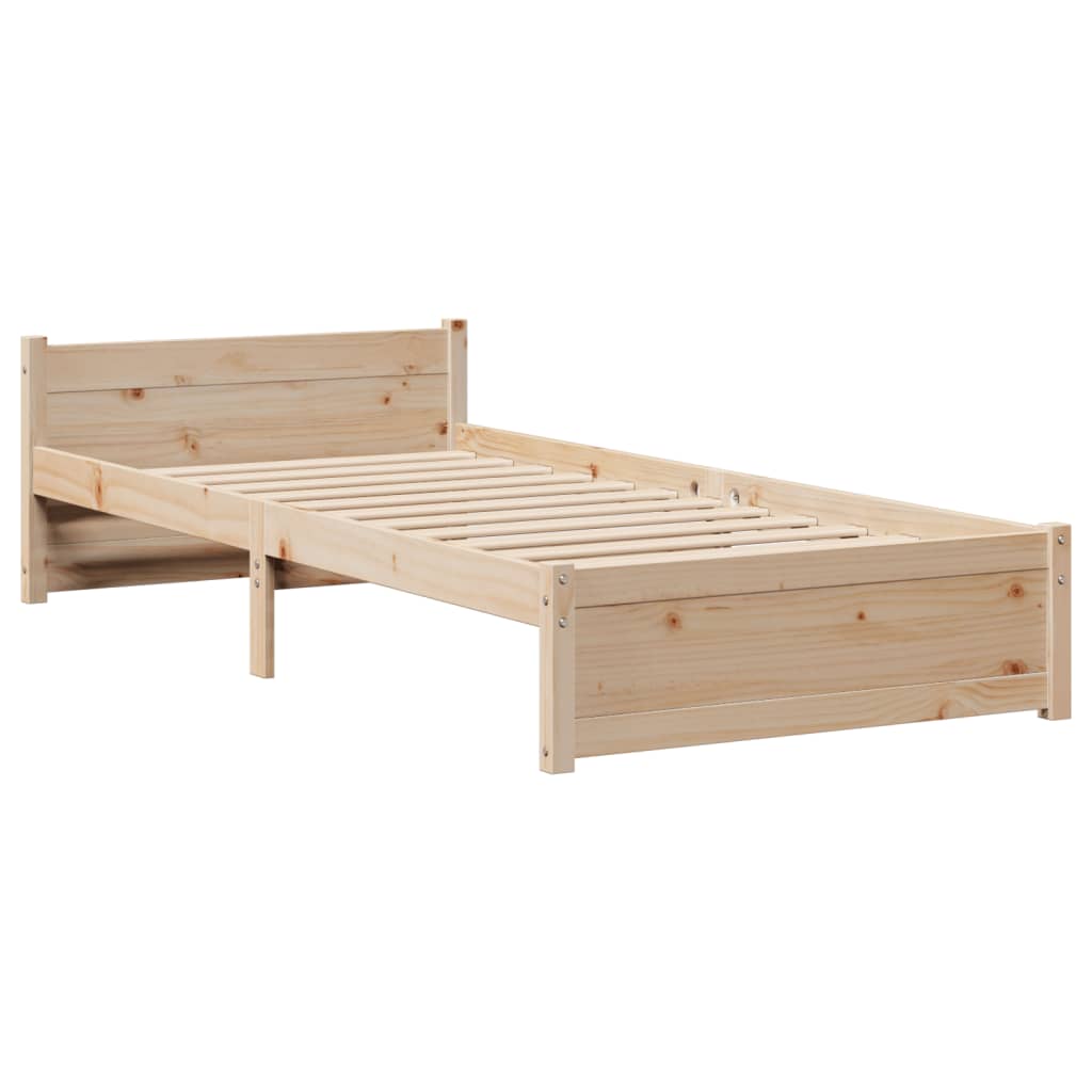 Cadre de lit avec tête de lit sans matelas 90x190 cm - XIOS