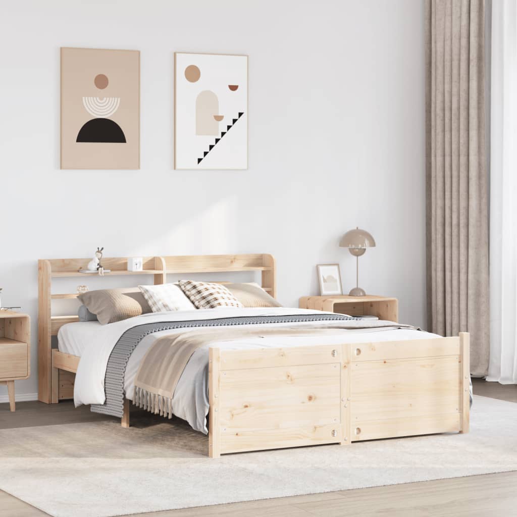 Cadre de lit avec tête de lit sans matelas 120x190 cm - XIOS