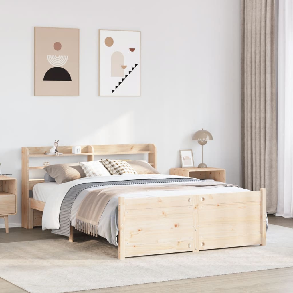 Cadre de lit avec tête de lit sans matelas 150x200 cm - XIOS