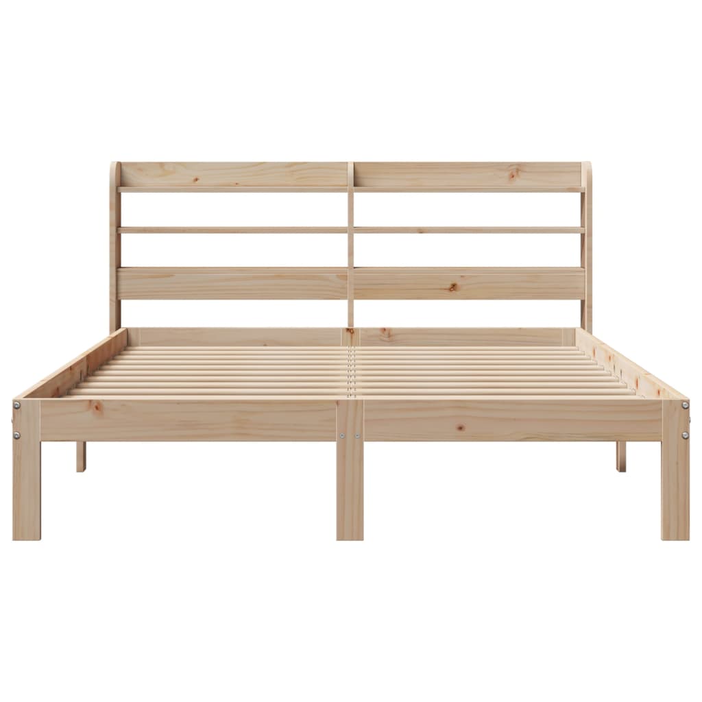 Cadre de lit avec tête de lit sans matelas 140x190 cm - XIOS
