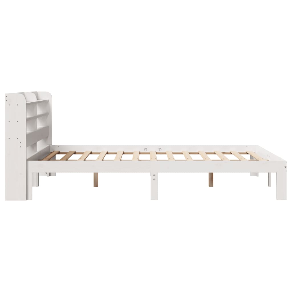 Cadre de lit avec tête de lit sans matelas blanc 120x200 cm - XIOS