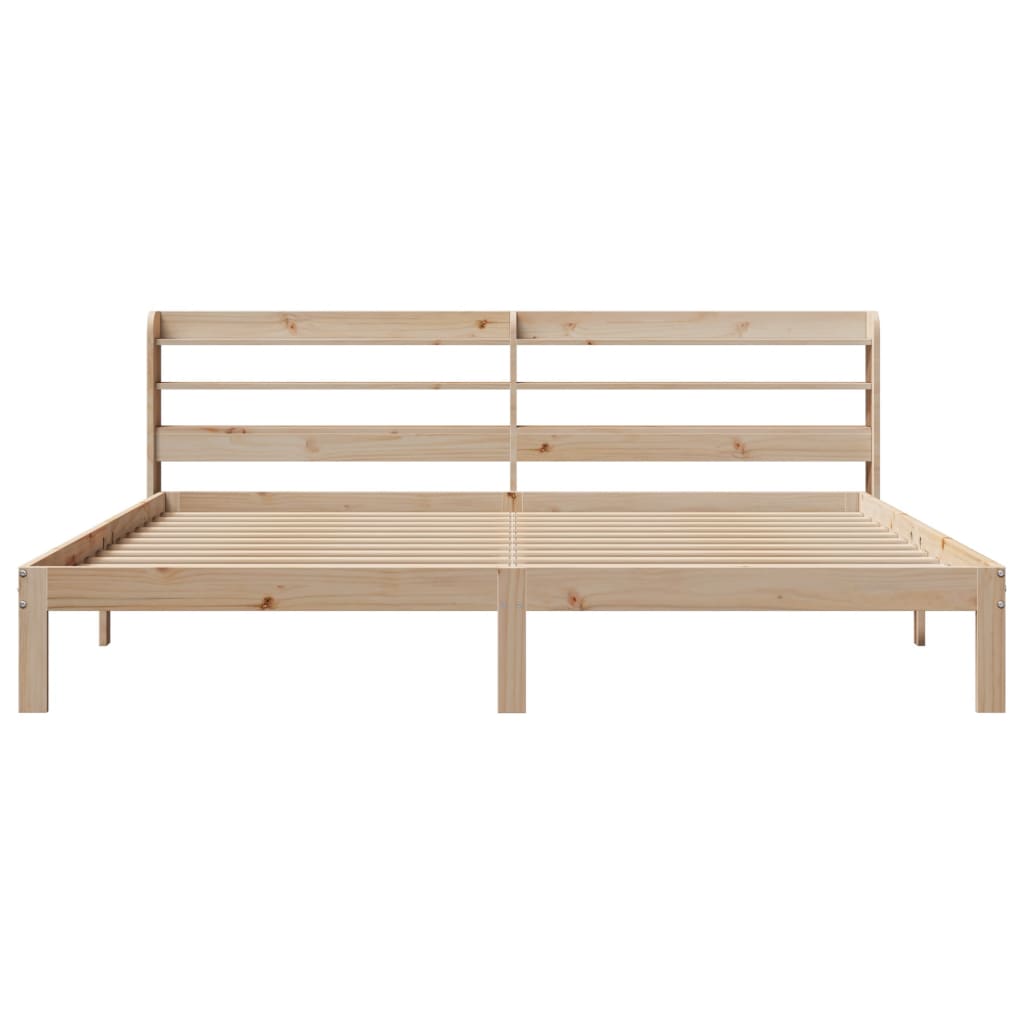 Cadre de lit avec tête de lit sans matelas 200x200 cm - XIOS