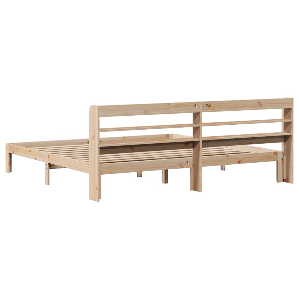 Cadre de lit avec tête de lit sans matelas 200x200 cm - XIOS