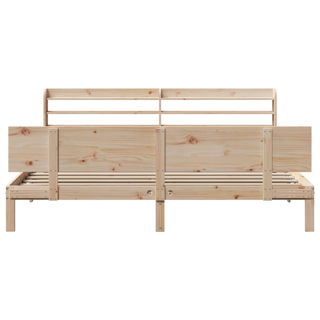 Cadre de lit avec tête de lit sans matelas 200x200 cm - XIOS