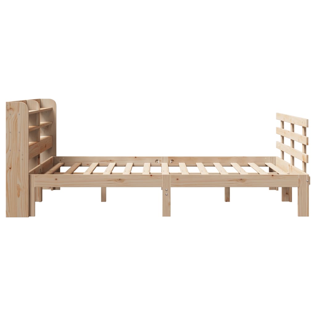 Cadre de lit et tête de lit sans matelas 135x190 cm - XIOS