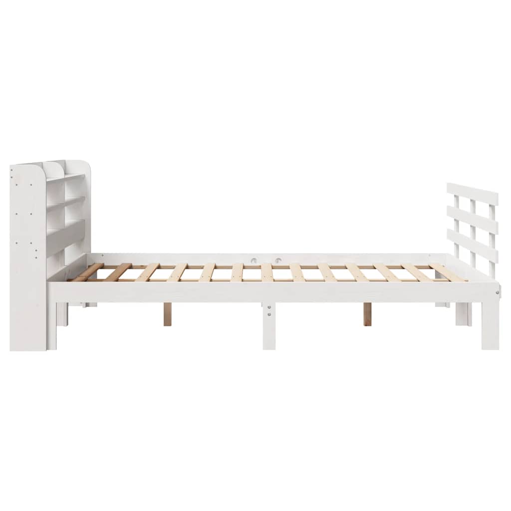 Cadre de lit avec tête de lit sans matelas blanc 120x200 cm - XIOS