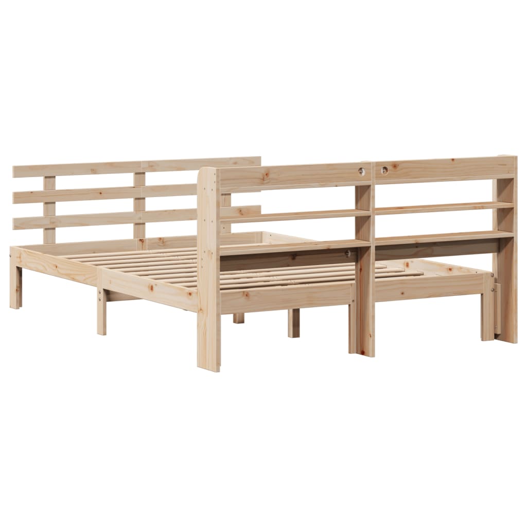 Cadre de lit avec tête de lit sans matelas 150x200 cm - XIOS