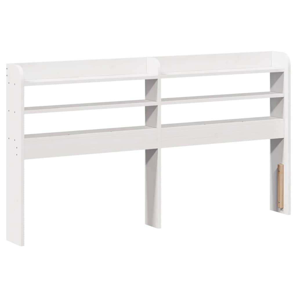 Cadre de lit sans matelas blanc 120x200 cm bois de pin massif - XIOS