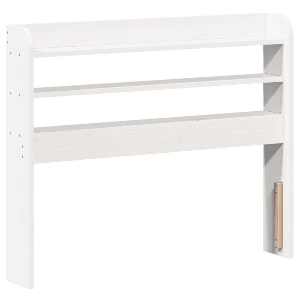 Cadre de lit sans matelas blanc 90x190 cm bois de pin massif - XIOS