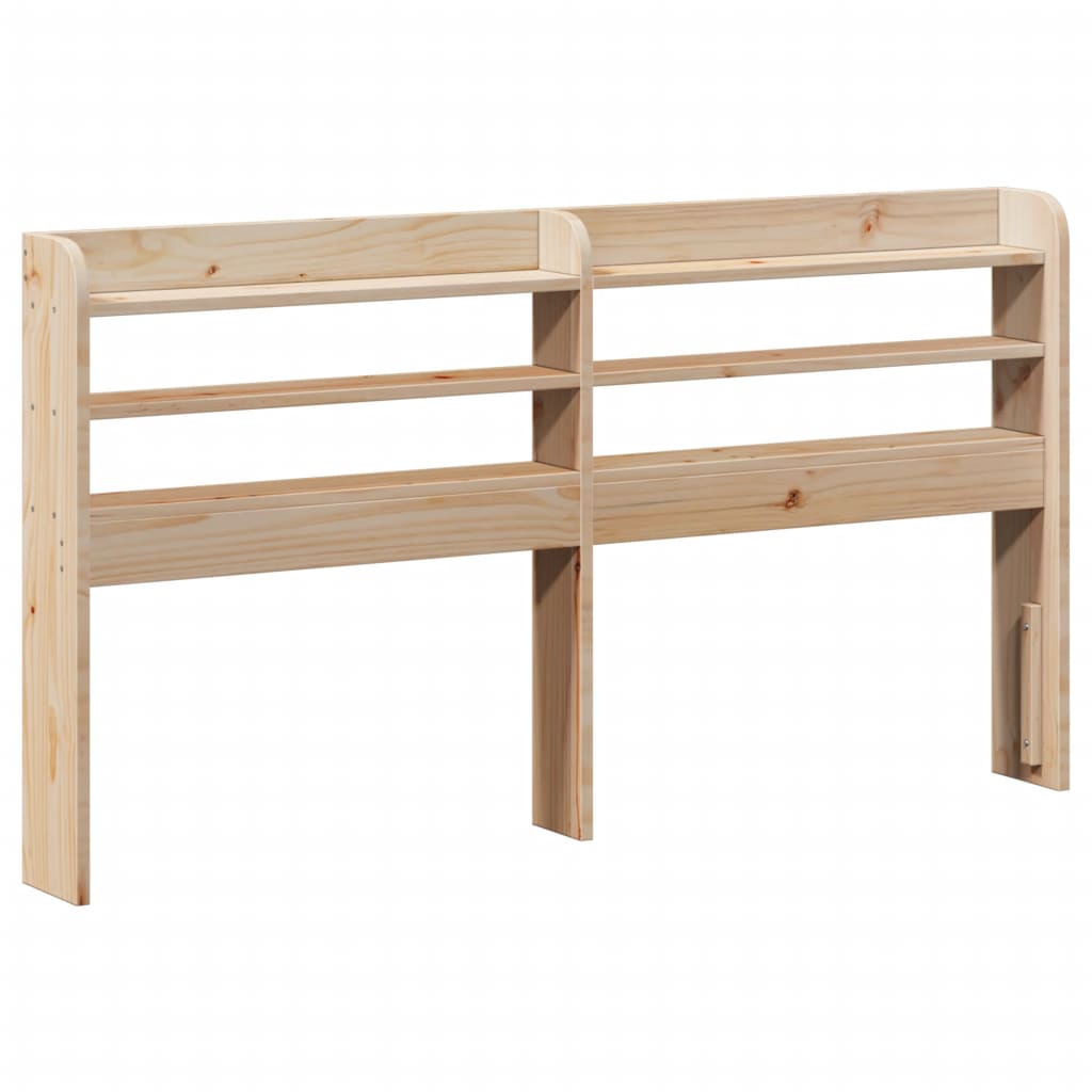 Cadre de lit avec tête de lit 160x200 cm bois de pin massif - XIOS