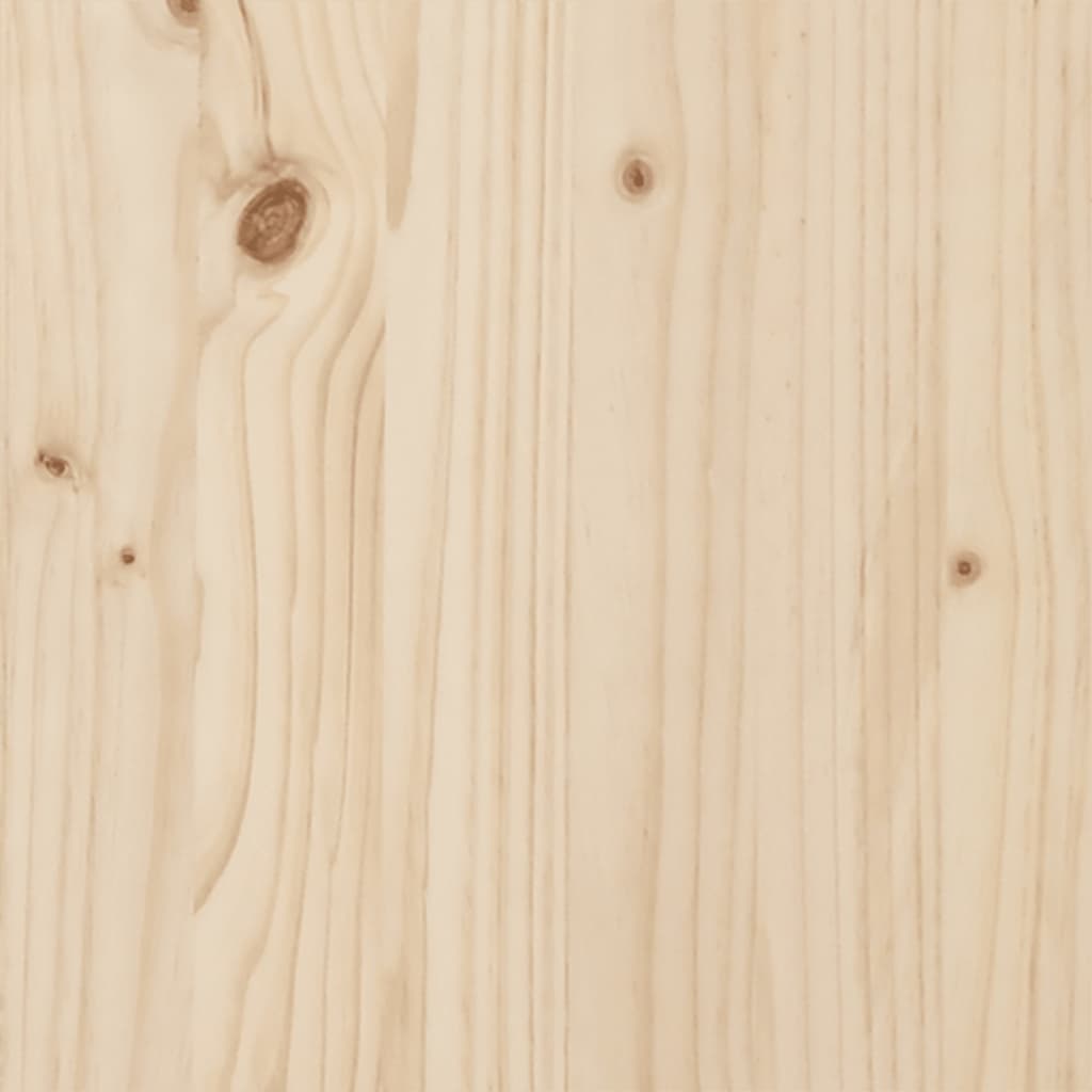 Cadre de lit avec tête de lit 160x200 cm bois de pin massif - XIOS