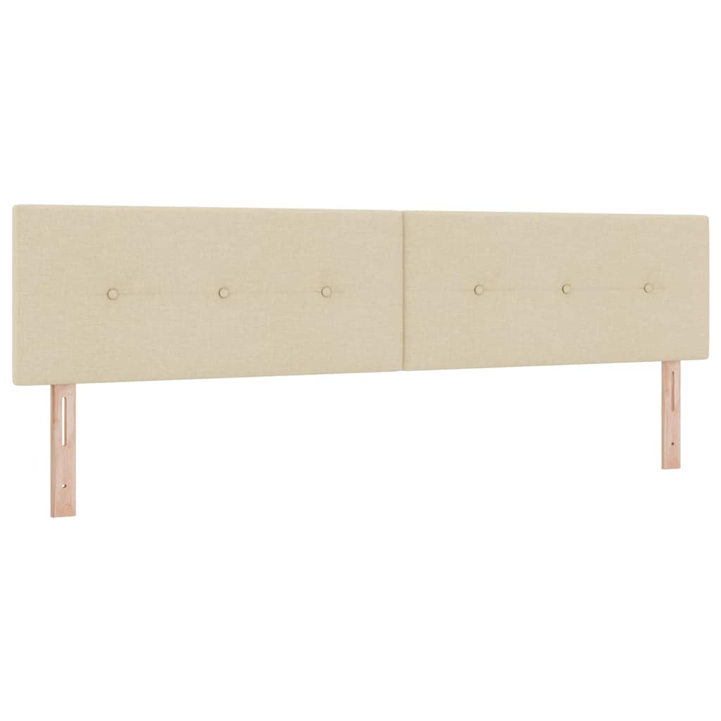 Tête de lit LED avec des lumières à LED Crème 200 cm Polyester - XIOS