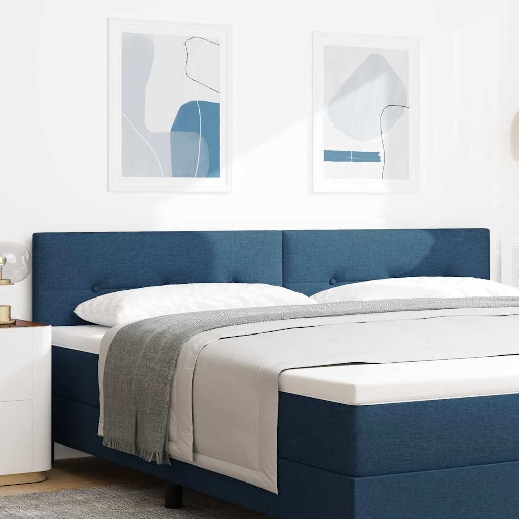 Tête de lit LED avec des lumières à LED Bleu 200 cm Polyester - XIOS