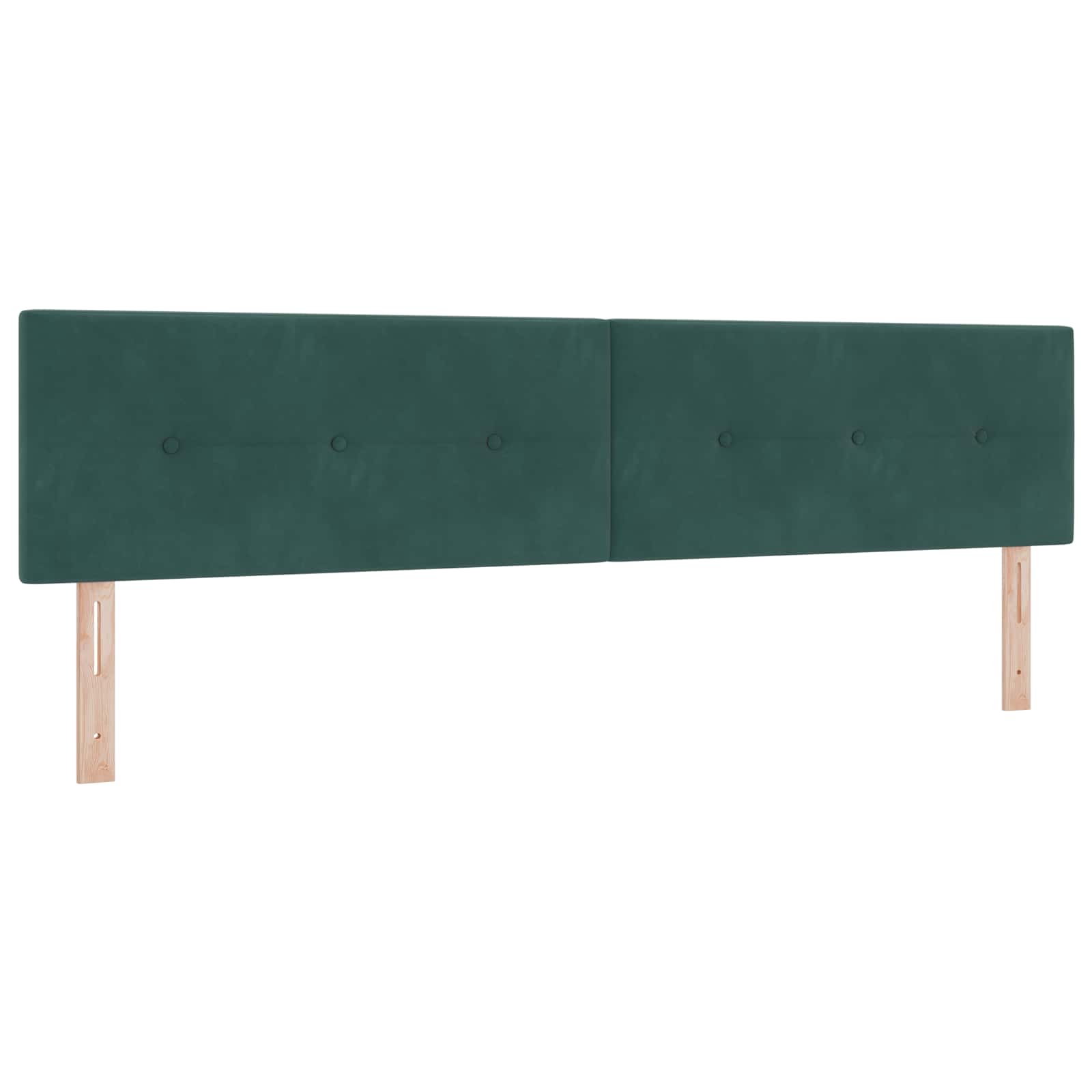 Tête de lit LED avec des lumières à LED Vert 200 cm Polyester - XIOS