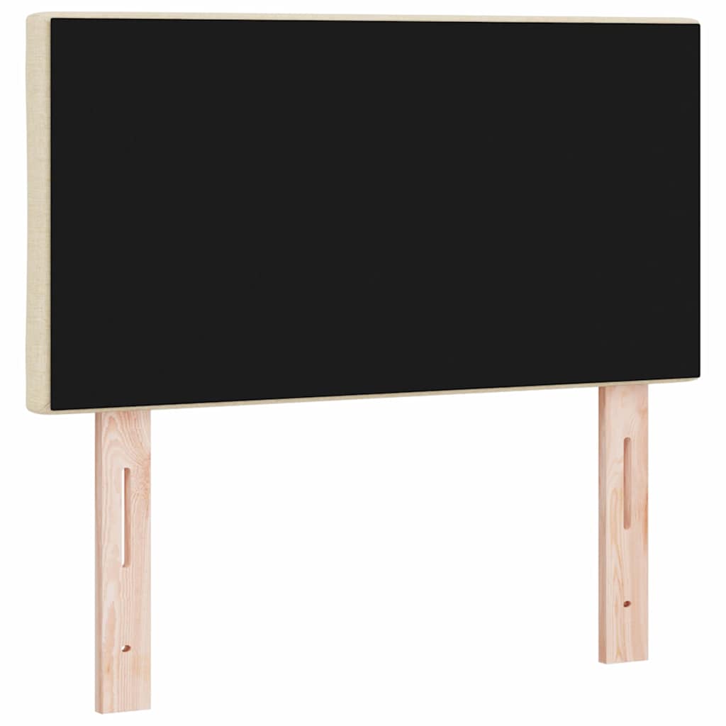 Tête de lit LED Crème 80 cm tissu - XIOS