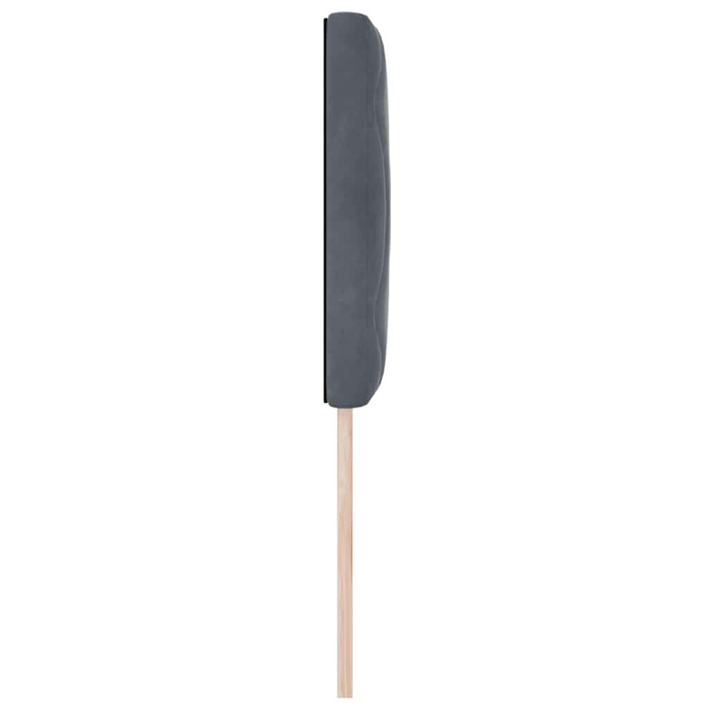 Tête de lit LED Gris foncé 80 cm Velours - XIOS
