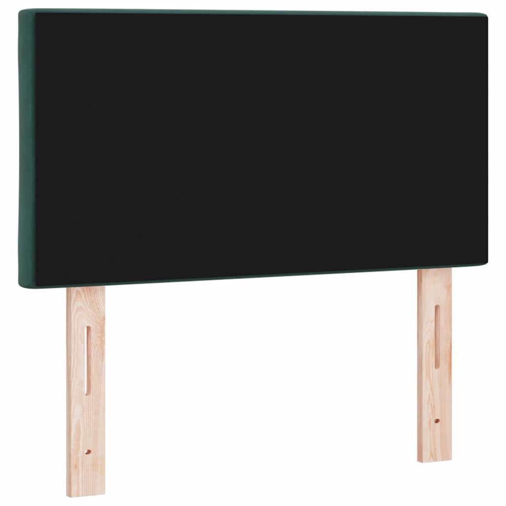 Tête de Lit LED Géométrique Vert foncé 80 cm Velours - XIOS