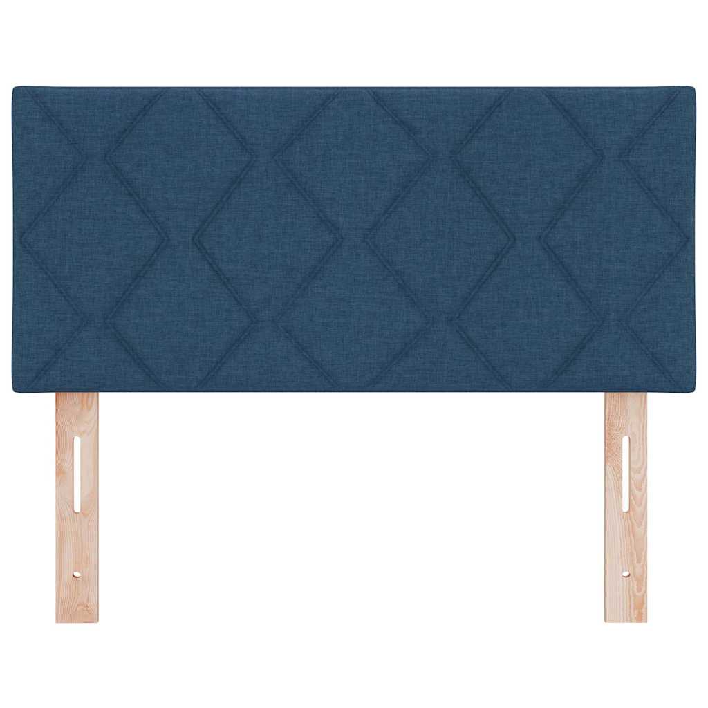 Tête de lit avec des lumières à LED Réglable Bleu 100 cm tissu - XIOS
