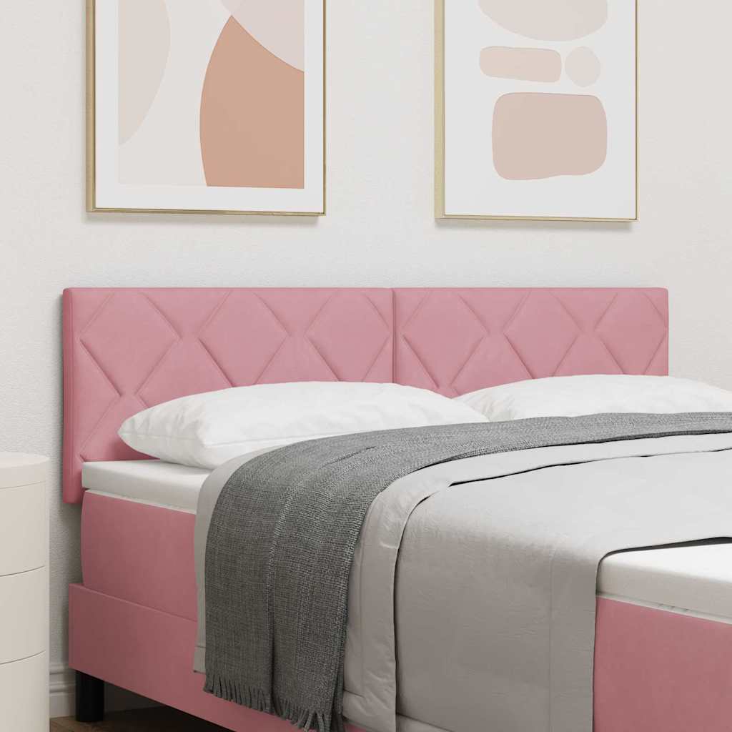 Tête de lit LED Rose 160 cm Cuir synthétique - XIOS