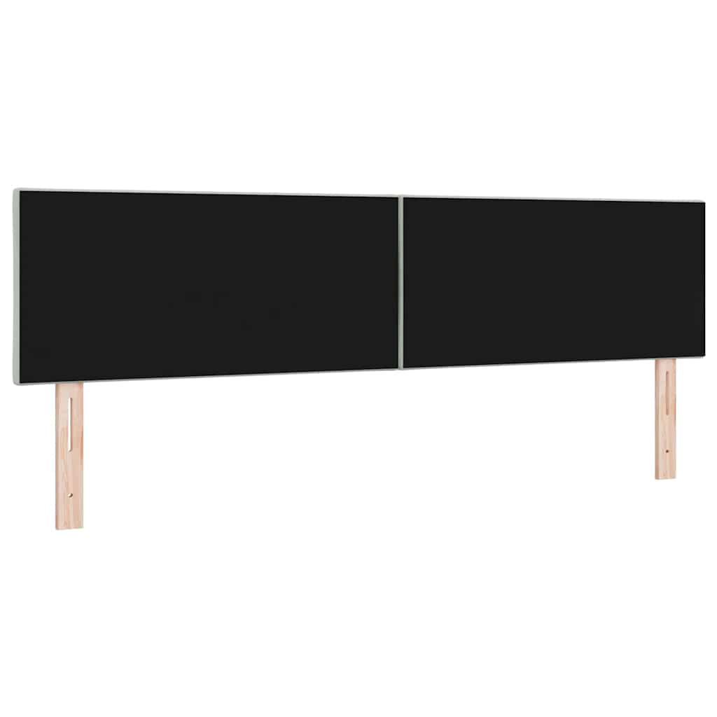 Tête de lit LED Gris clair 180 cm Velours - XIOS
