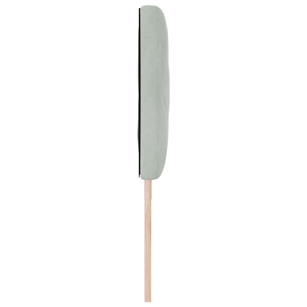 Tête de lit LED Gris clair 180 cm Velours - XIOS
