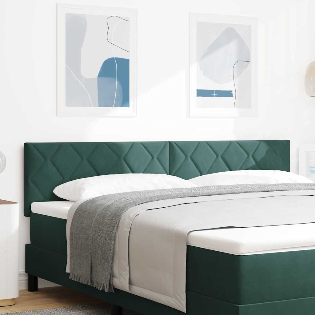 Tête de lit LED Vert foncé 180 cm Cuir synthétique - XIOS