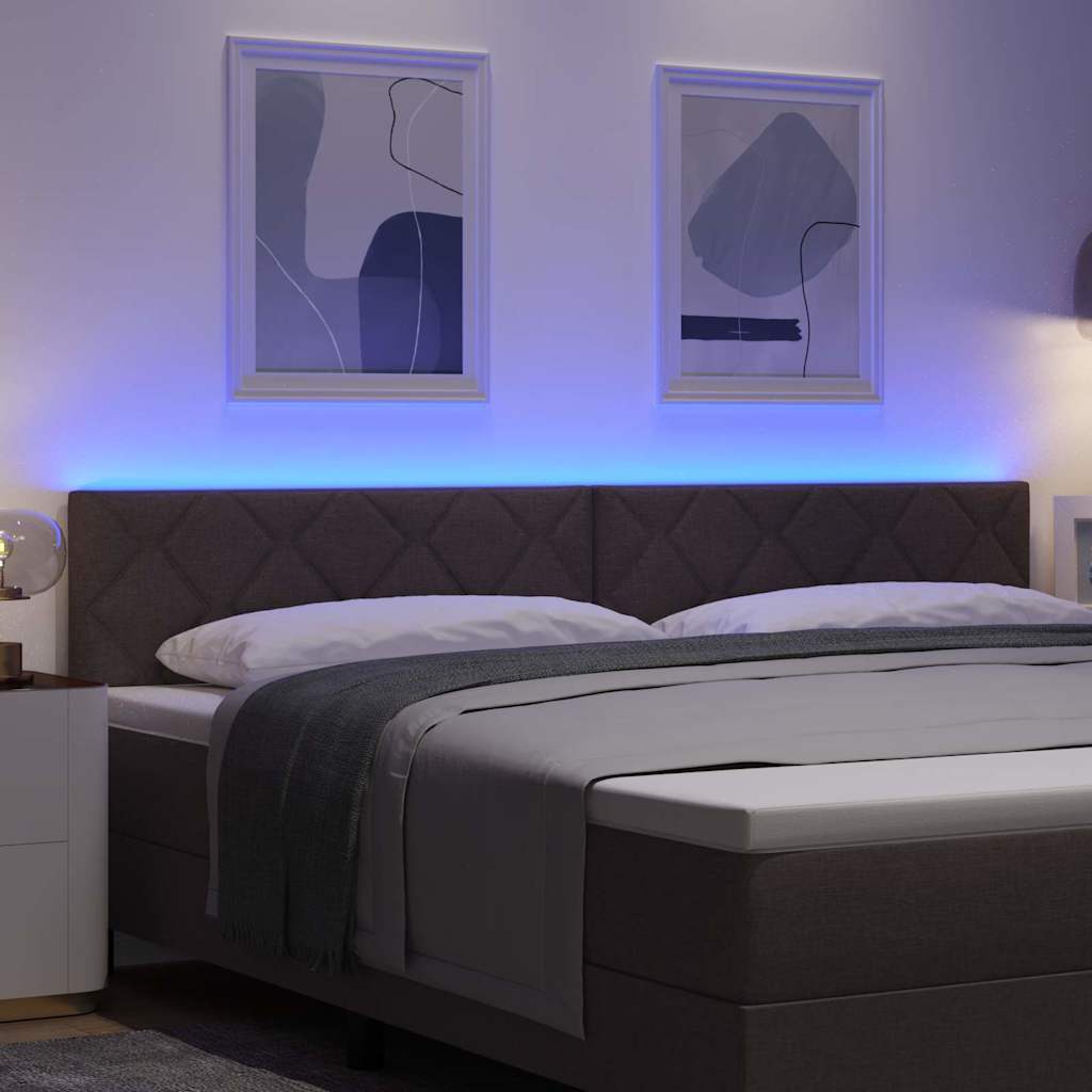 Tête de lit Marron 200 cm tissu - XIOS