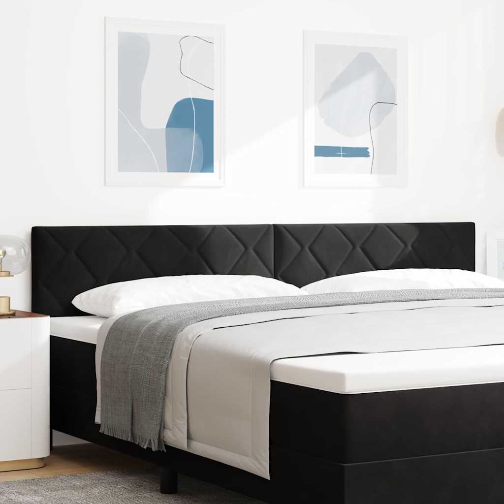 Tête de lit LED Noir 200 cm Cuir synthétique - XIOS