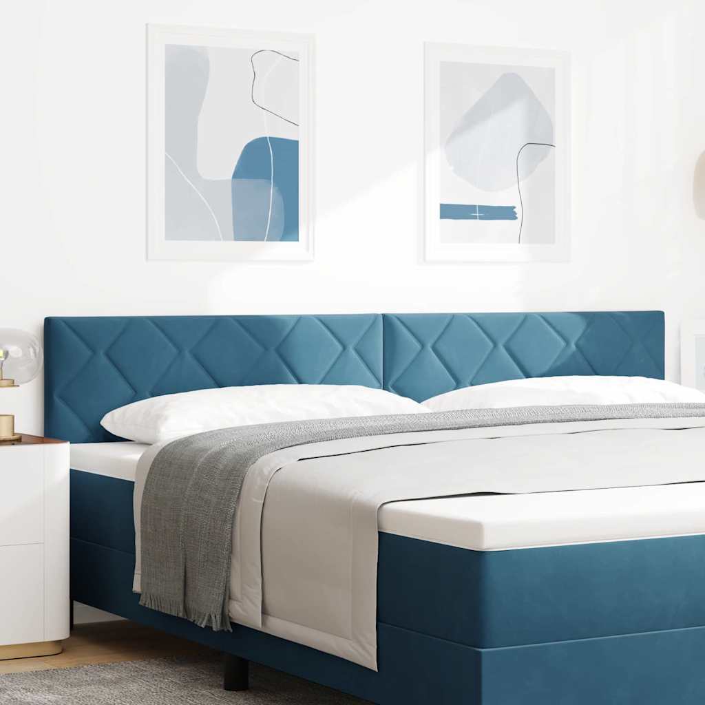 Tête de lit LED Bleu foncé 200 cm Cuir synthétique - XIOS
