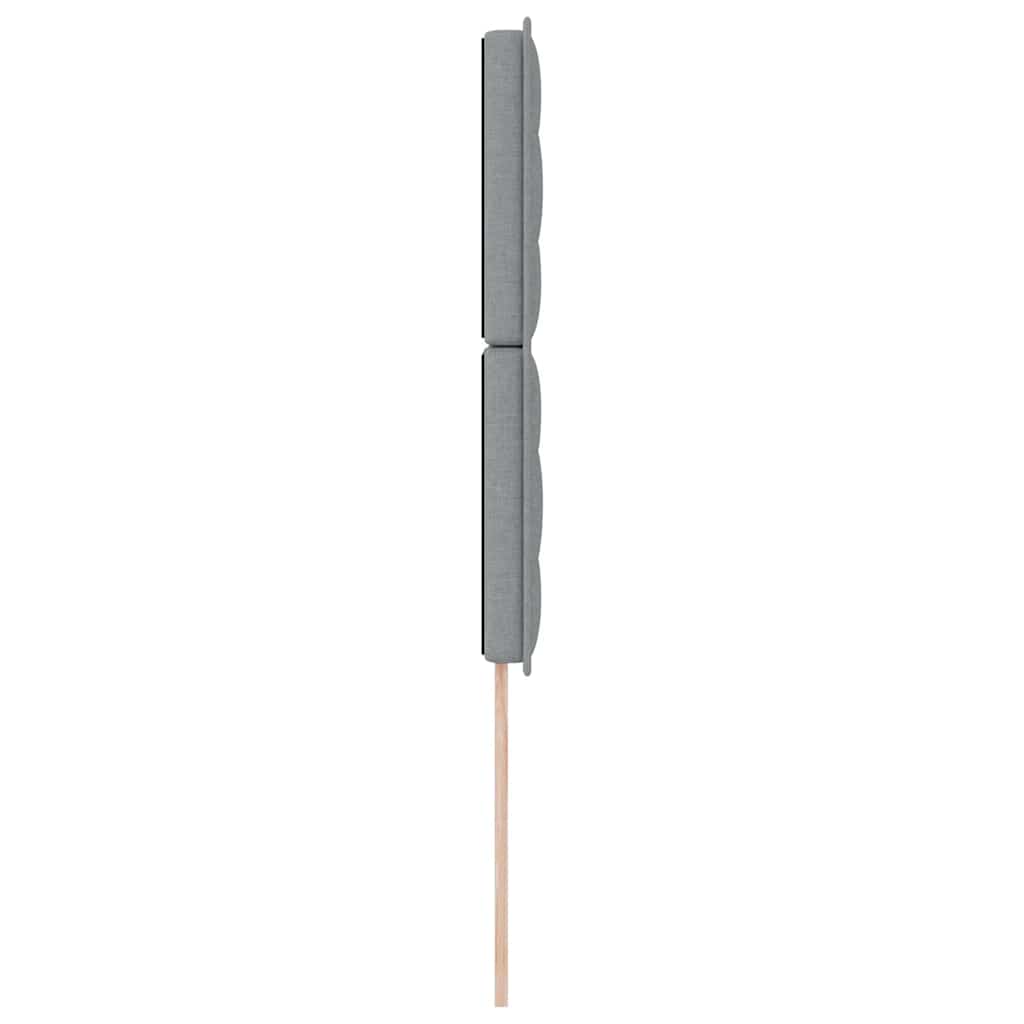 Tête de lit LED avec tête de lit Gris clair 80 cm Polyester - XIOS
