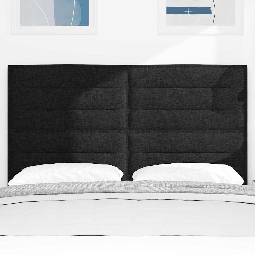 Tête de lit LED avec des lumières à LED Noir 144 cm Polyester - XIOS