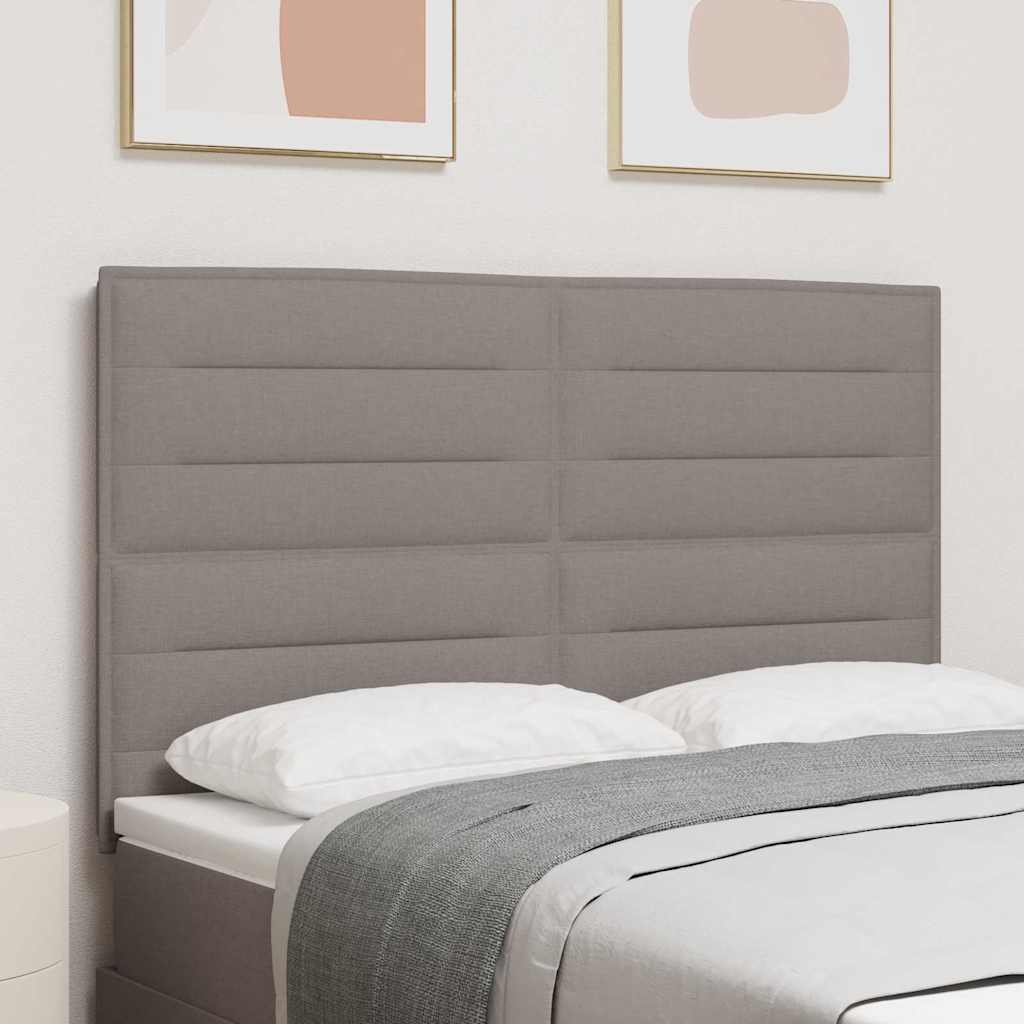 Tête de lit LED avec des lumières à LED Taupe 144 cm Polyester - XIOS