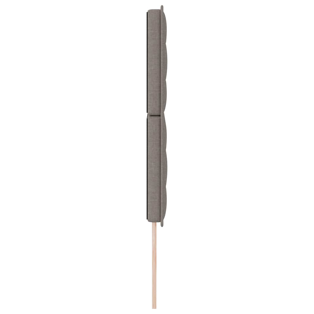Tête de lit LED avec des lumières à LED Taupe 144 cm Polyester - XIOS