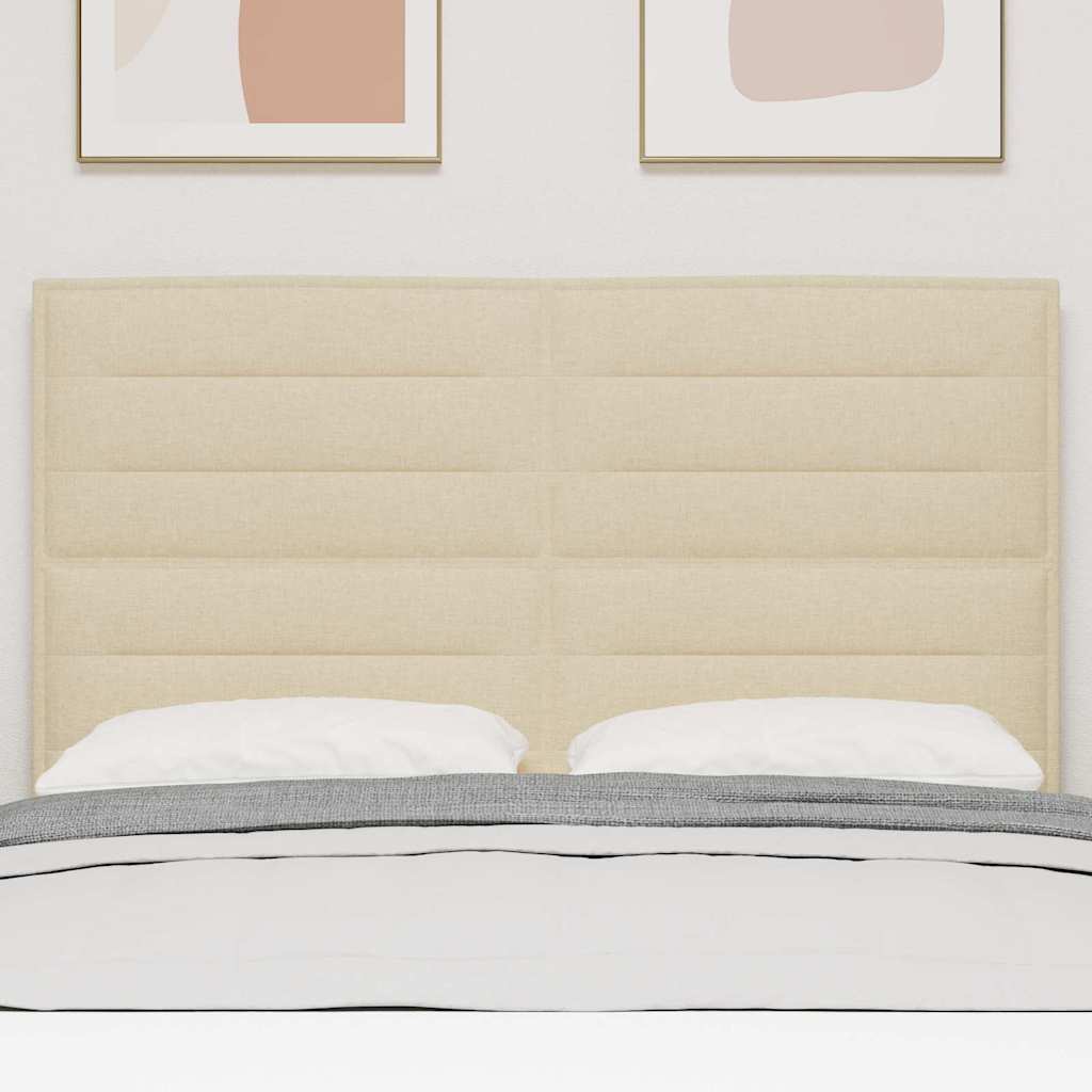 Tête de lit LED avec des lumières à LED Crème 144 cm Polyester - XIOS