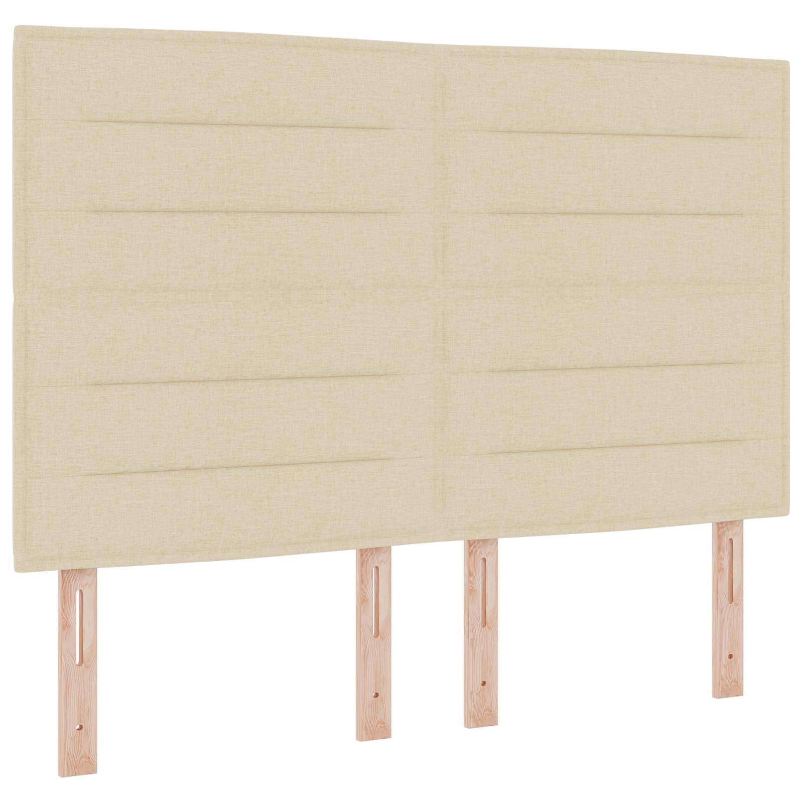 Tête de lit LED avec des lumières à LED Crème 144 cm Polyester - XIOS